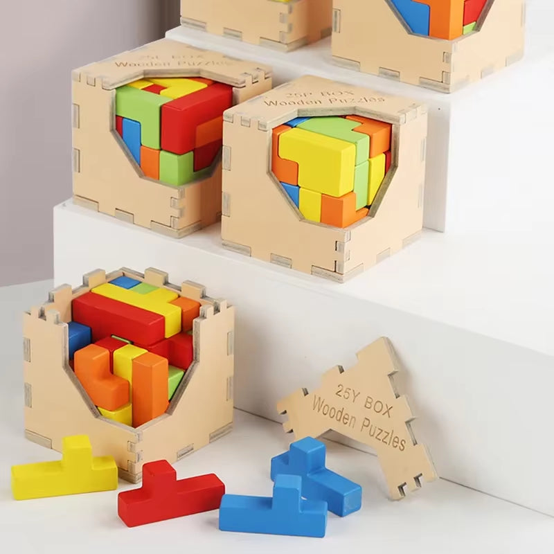 Cube Puzzle Toys for Children and Adults Magic Box Combination Lock Puzzles Brain Teaser Toys Educational Fun