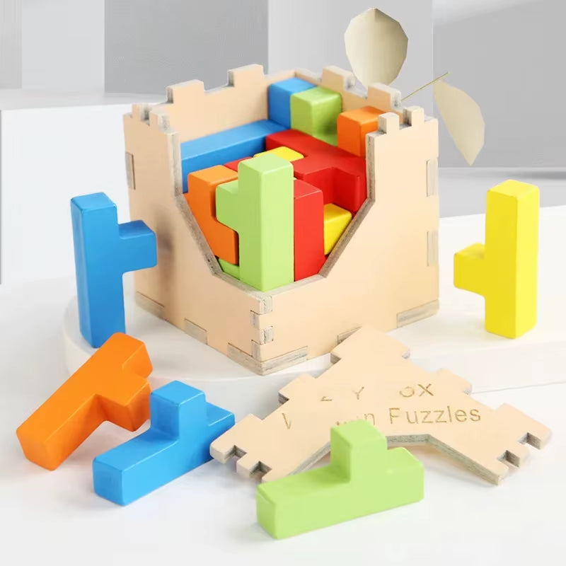 Cube Puzzle Toys for Children and Adults Magic Box Combination Lock Puzzles Brain Teaser Toys Educational Fun