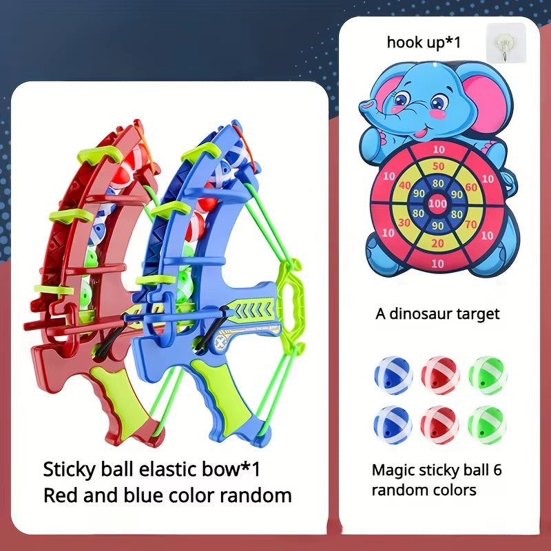 Montessori Throw Sport Slingshot Target Sticky Ball Dartboard Basketball Board Games Educational Children'S Outdoor Game Toy