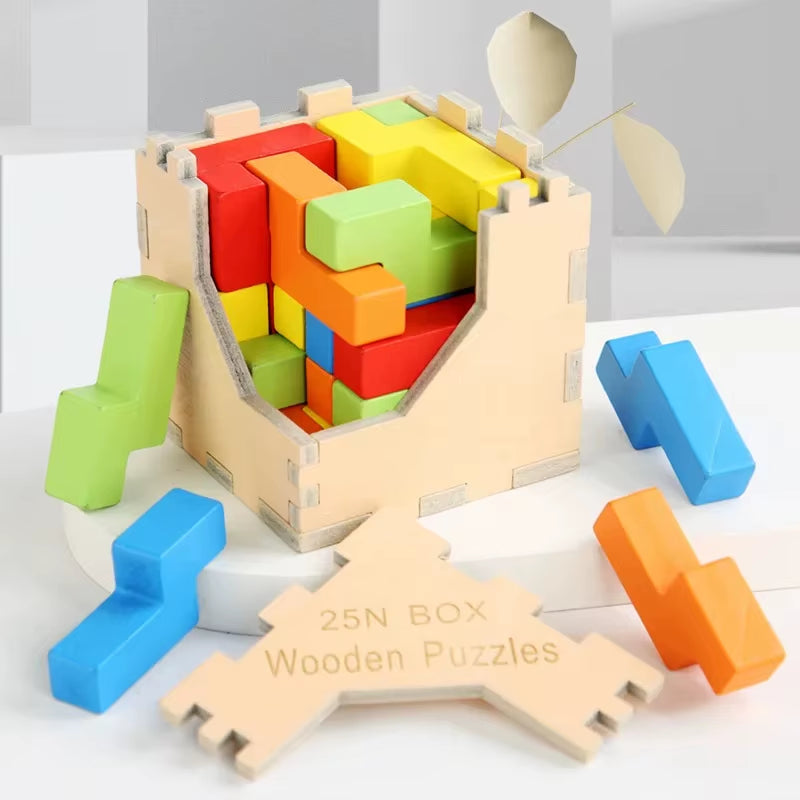 Cube Puzzle Toys for Children and Adults Magic Box Combination Lock Puzzles Brain Teaser Toys Educational Fun