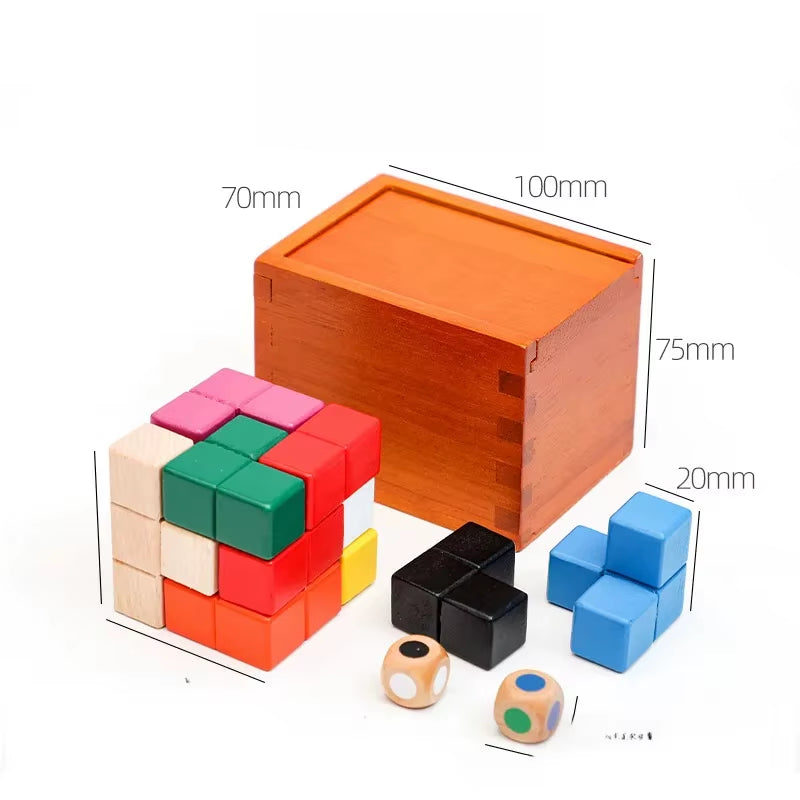 Cube Puzzle Toys for Children and Adults Magic Box Combination Lock Puzzles Brain Teaser Toys Educational Fun