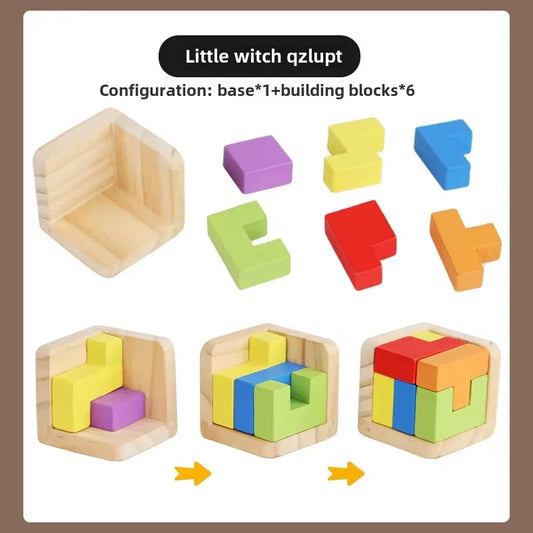 Cube Puzzle Toys for Children and Adults Magic Box Combination Lock Puzzles Brain Teaser Toys Educational Fun