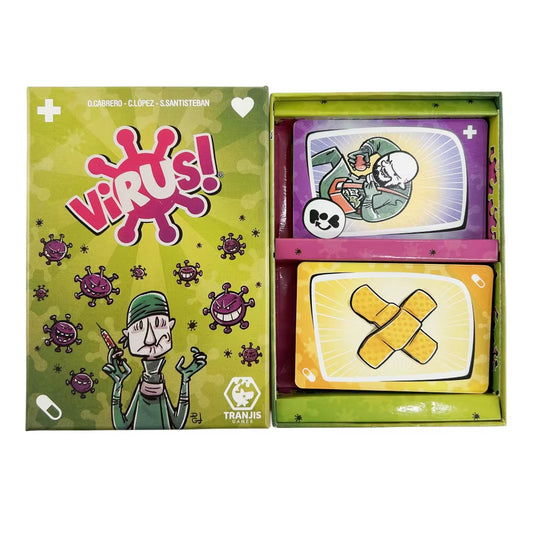 Virus Card Game the Contagiously Virus 2 Card Correct Version Party Game for Fun Family Games